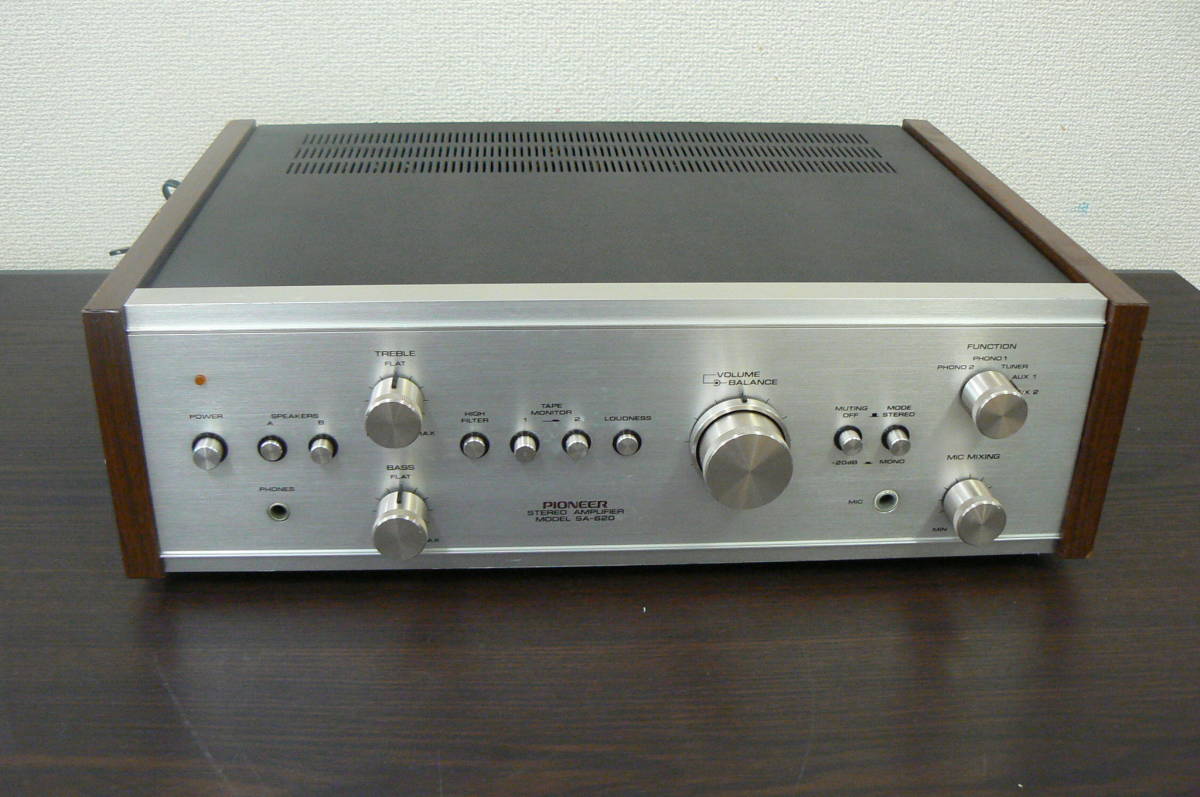 パイオニアアンプSA-620ジャンク扱いで パイオニア Pioneer プリメイン