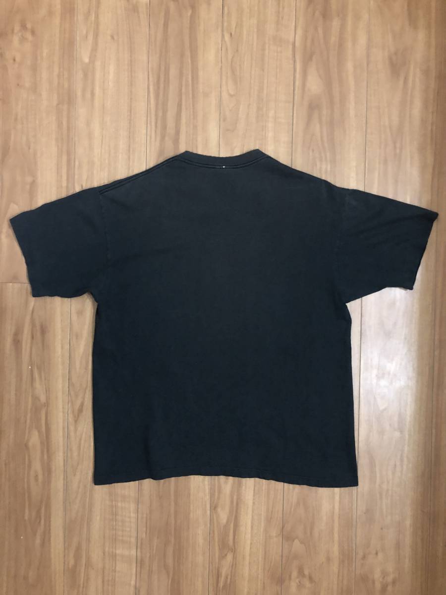 90s old gap ポケT ポケットTシャツ ブラック フェード L 90s OLD GAP ポケットTシャツ フェードブラック USA製 無地 L USA製 90年代