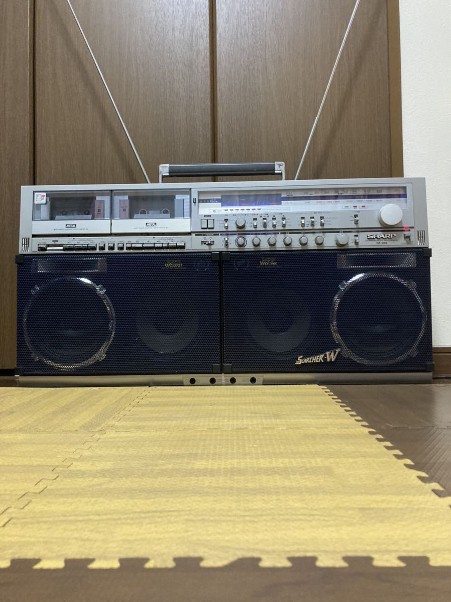 美品！SHARPラジカセ GF-999 Superwoofer THE SEARCHER-W ダブル