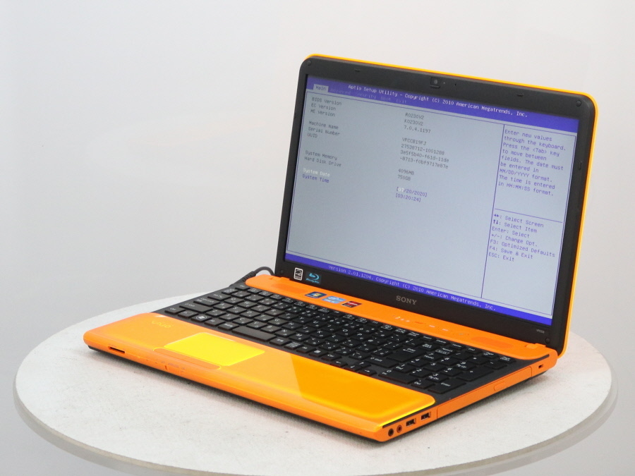 SONY VAIO VPCCB19FJ Core i5-2410M 2.3GHz 2GB ブルーレイ ノート