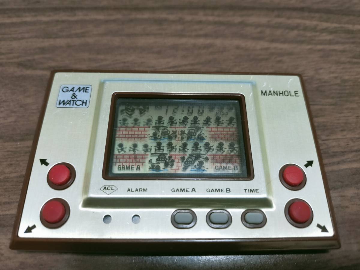 動作未確認 任天堂 ゲームアンドウォッチ マンホール ジャンク 画像も