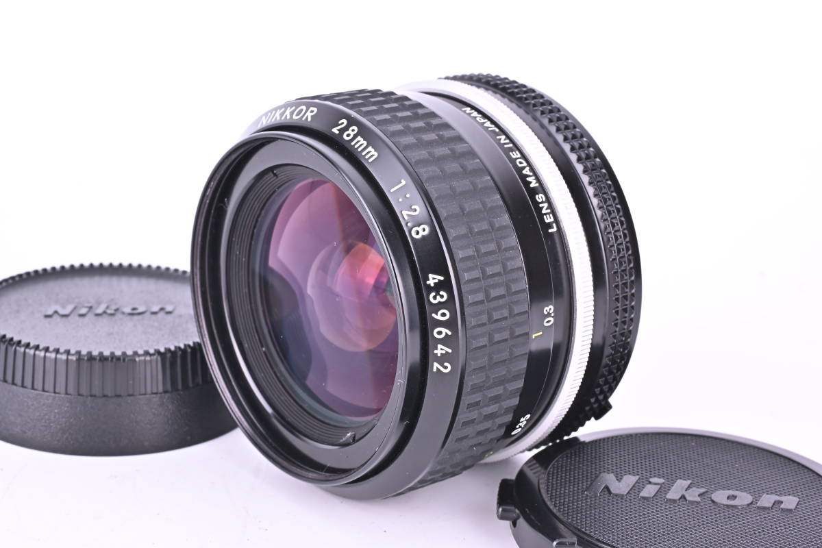 C4-2947 Nikon ニコン Ai NIKKOR 28mm f/2.8 レンズ マニュアルフォーカス