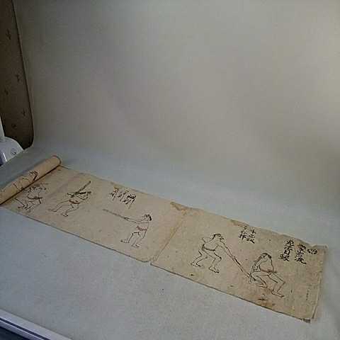 古文書　和本　秘伝書　伊達藩内伝来　文化時代　佐沼家家中　鞍馬寺　天狗図　真田家