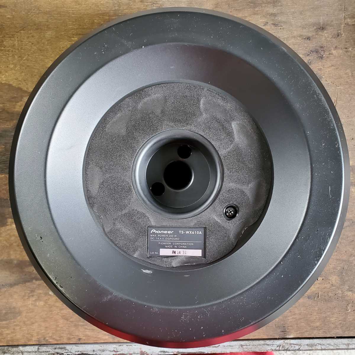 Pioneer TS-WX610A Subwoofer carrozzeria Powered Carrozzeria TS