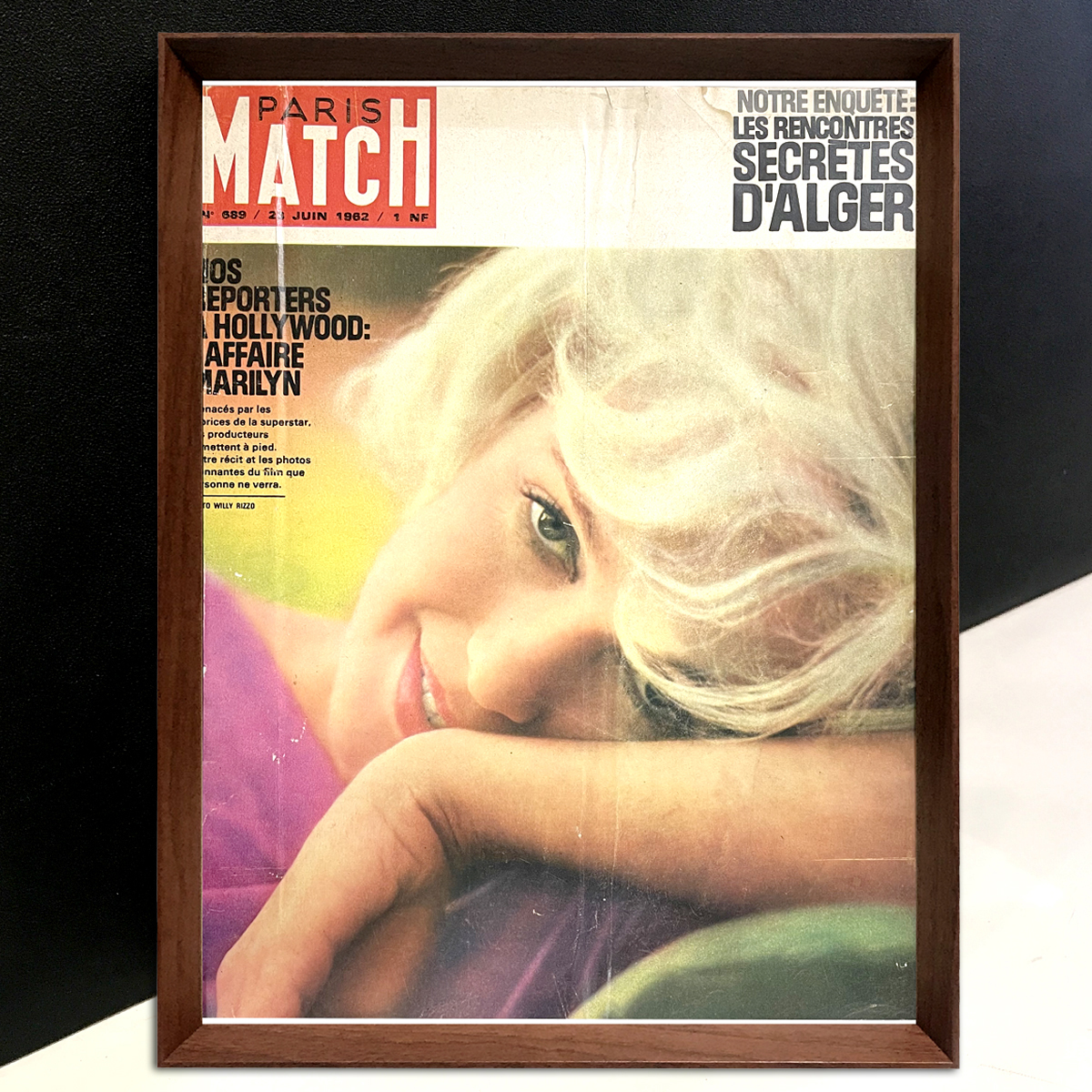 1960年代 フランスヴィンテージ 記事写真 雑誌 マリリンモンロー