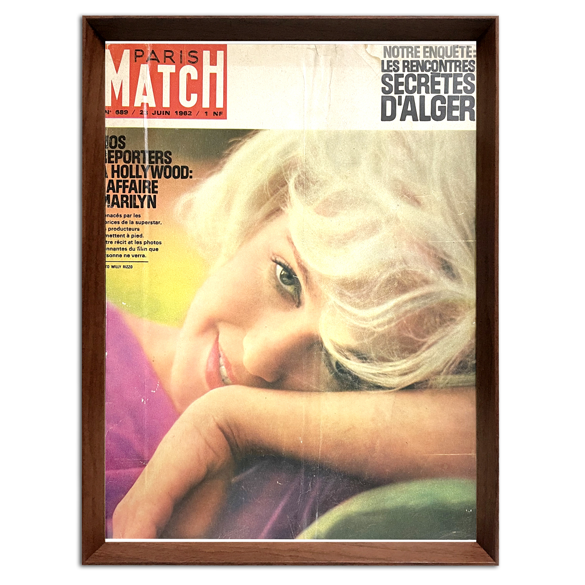 1960年代 フランスヴィンテージ 記事写真 雑誌 マリリンモンロー