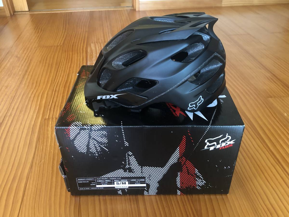 ヘルメット FOX フォックス 中古品 V1 自転車 PILOT ⁄ ブラック 黒 