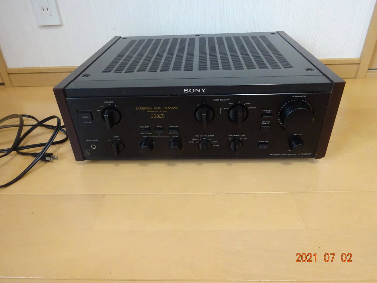 SONY TA-F333ESX プリメインアンプ 電源確認のみ ジャンク扱い SONY TA