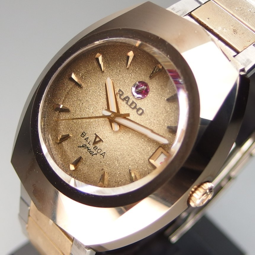 超硬ケース カットガラス 赤文字デイト 機械式】RADO ラドー BALBOA