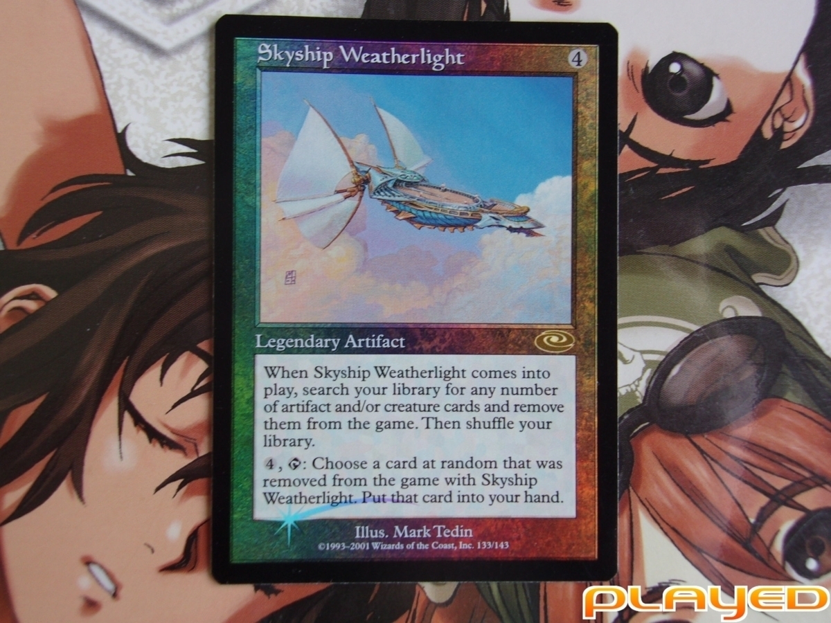MTG 飛翔艦ウェザーライト/Skyship Weatherlight 英 PLS FOIL Skyship
