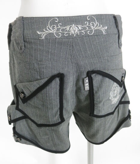 00s 希少 ozz angelo はしごリボンコットンティアードフリルスカパン OZZ ANGELO / ハーフパンツ 00s 希少 ozz angelo はしごリボンコットン