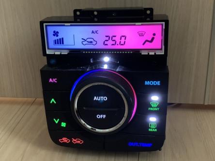 MH34S、MH44SワゴンR エアコンスイッチパネル LED打ち換え品 販売 6
