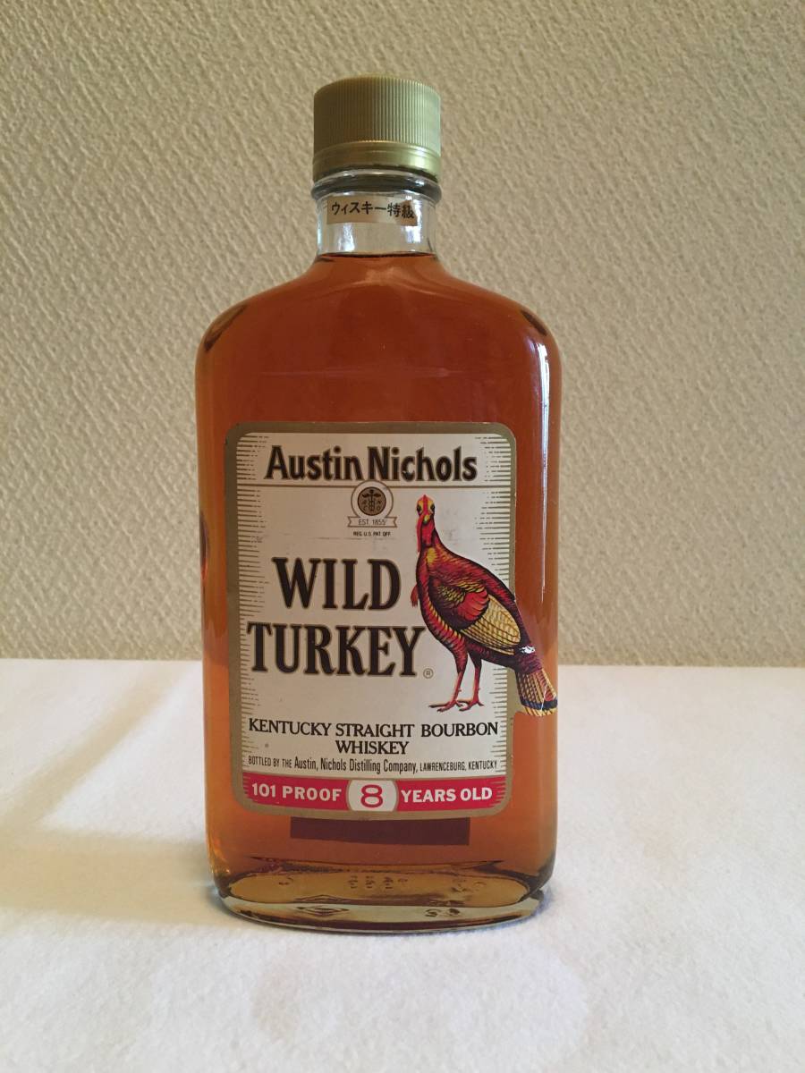 8年 TURKEY ワイルドターキー WILD 375ml ハーフボトル 0 350ml 旧 
