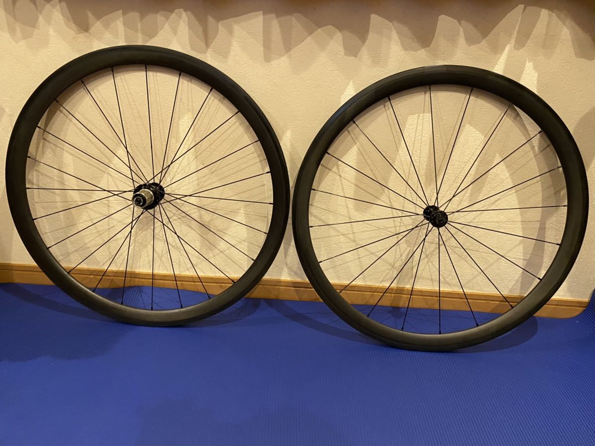 ICAN(アイカン) カーボンホイール クリンチャー 前後セット 38mm ICAN