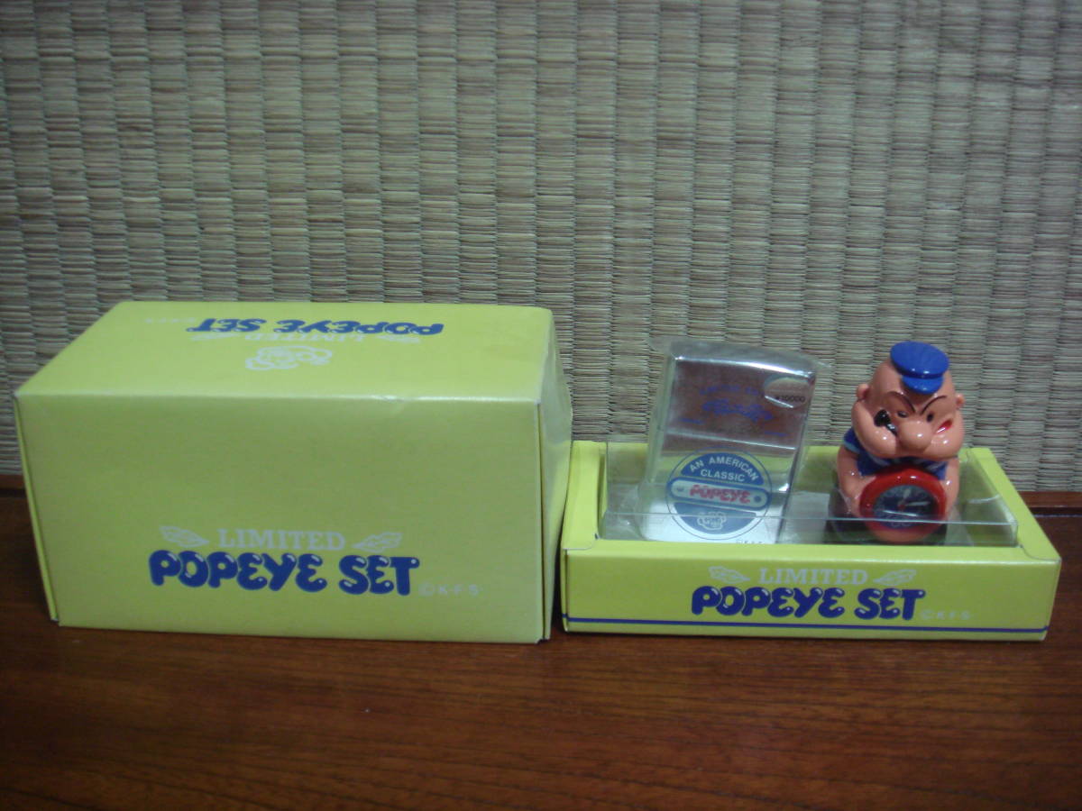 Zippo ライター POPEYE SET ジッポー シリアルナンバー入り ポパイ