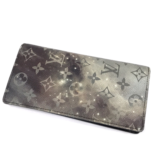 ルイヴィトン モノグラム ギャラクシー ポルトフォイユ・ブラザ M63871 二つ折り 長財布 ブランド小物 LOUIS VUITTON