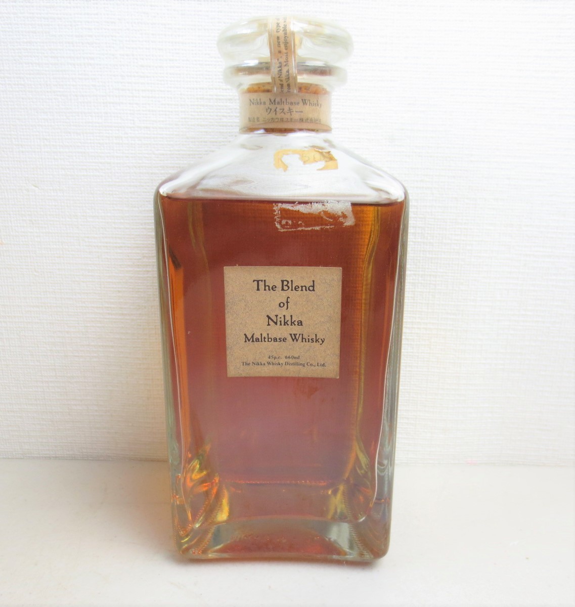 未開栓 The Blend of Nikka Maltbase Whisky The Blend of Nikka 古酒