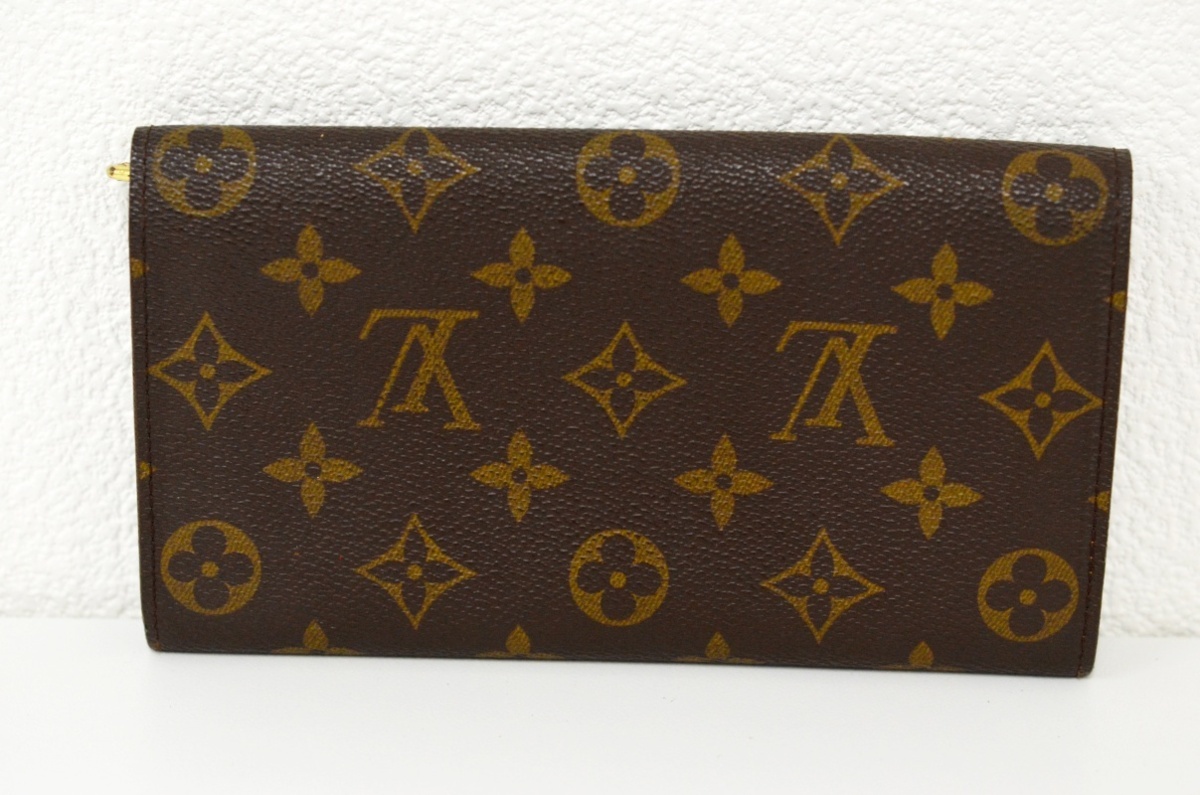 1円 LOUIS VUITTON ルイヴィトン M61734 モノグラム ポルトフォイユ