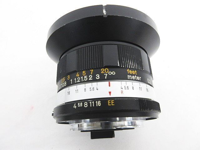 動作未確認 ジャンク KONICA HEXANON 1:4 f=21mm レンズ ケース付