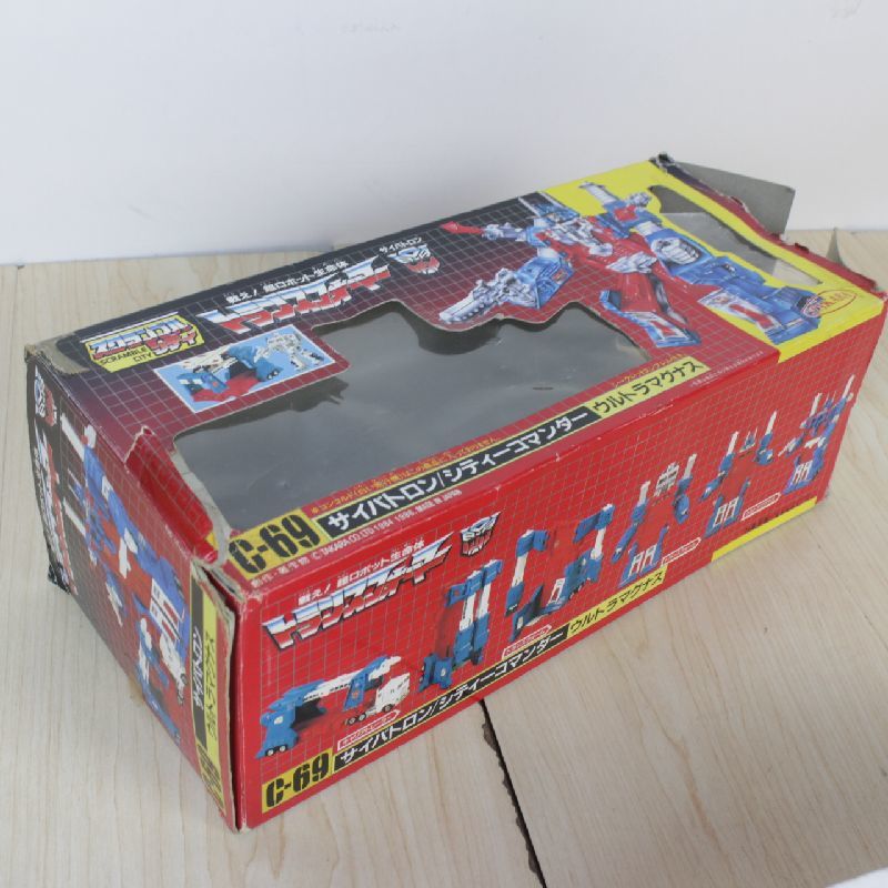 当時物 TAKARA タカラ トランスフォーマー C-69 サイバトロン シティーコマンダー ウルトラマグナス ☆中古 年代物 箱付 欠品 難 ハズブロ トランスフォーマー C-69 ウルトラマグナス コンバットロン⁄合体兵士 D-69 TL-69