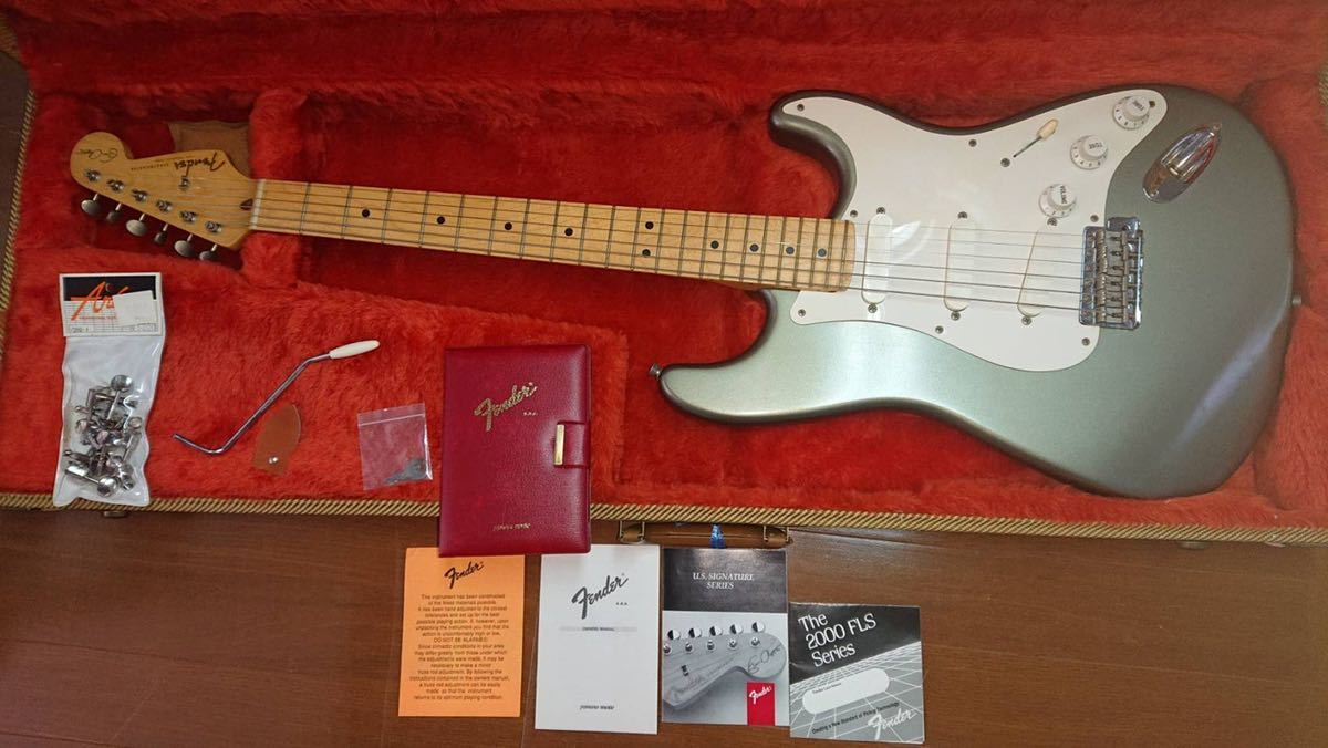 【希少】FenderフェンダーUSAエリッククラプトンSTRATOCASTER-LaceSensor-pu動作未確認現状渡し