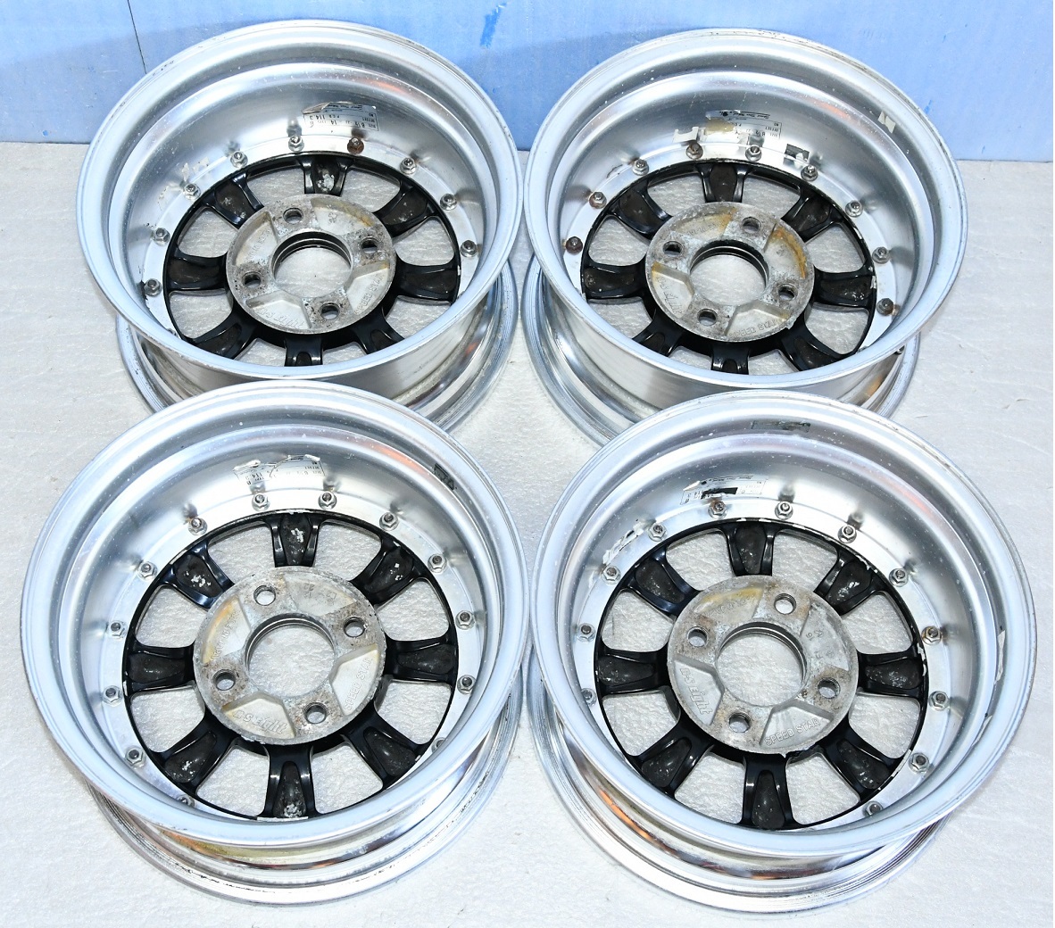 SSR ワタナベ RS-8 タイプB 14インチ 6.5JJ 4H-114.3 +20? 4本