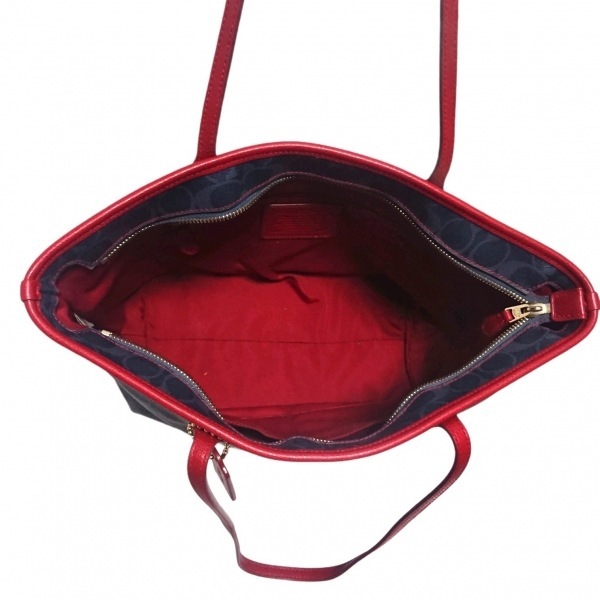 コーチ COACH トートバッグ F37475 シグネチャーデニムシティージップ 