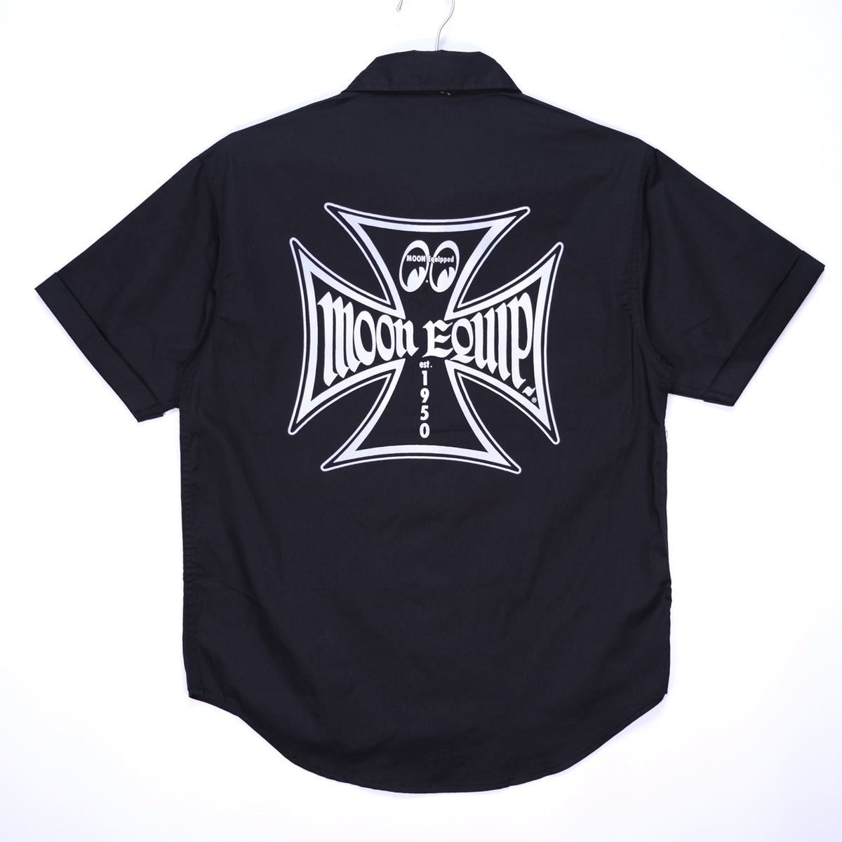 送料無料】MOON Equipped(ムーンイクイップド)/Iron Cross Work Shirt