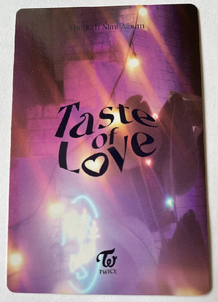 定番人気】 TWICE【チェヨン】直筆サイン入り☆Taste of Love トレカ
