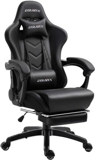 新品88黒【マッサージ機能付き】送料無料 Dowinx オフィスチェア/ゲーミングチェア/デスクチェア リクライニングチェア 機能腰痛対策