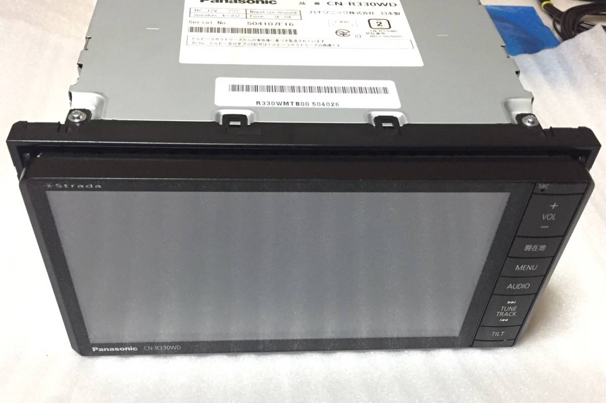 パナソニック ストラーダ CN-R330D 2021年度版地図 フルセグ