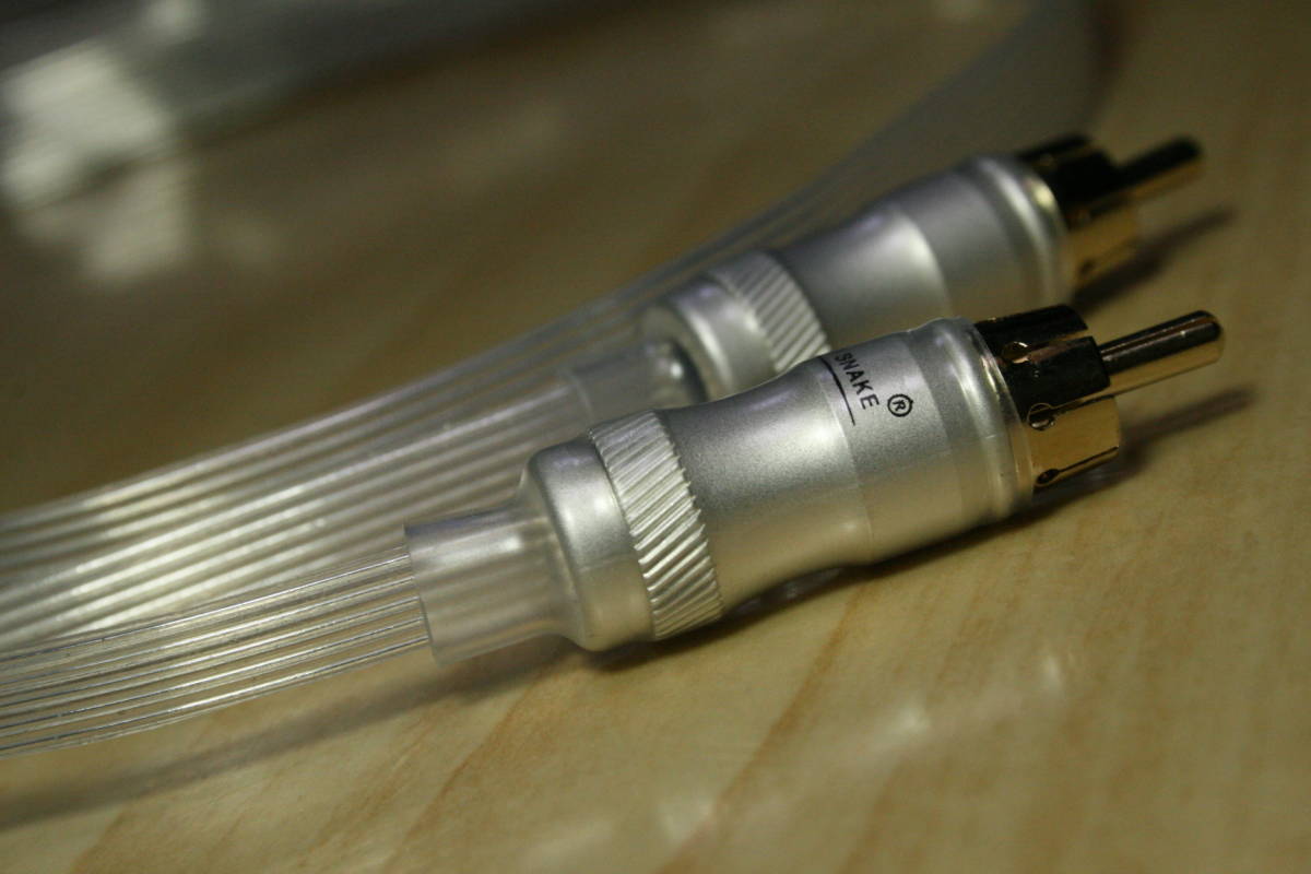 NORDOST と同構造 銀メッキ6N銅 RCAケーブル 1Mペア 音