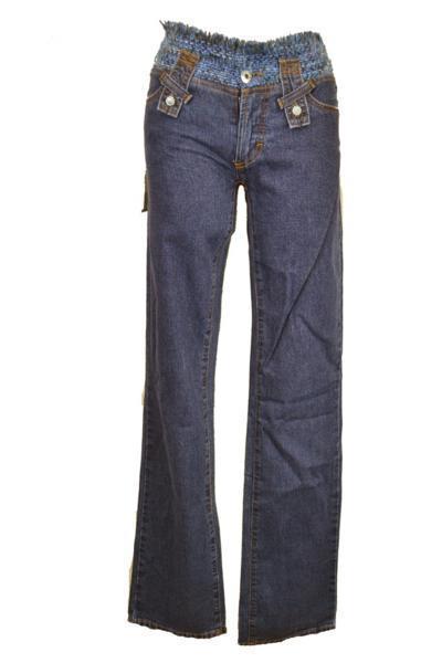 D&G ストライプ タンクトップ 28/42 コットン ディーアンドジーD&G コットンリブ切替チェック
