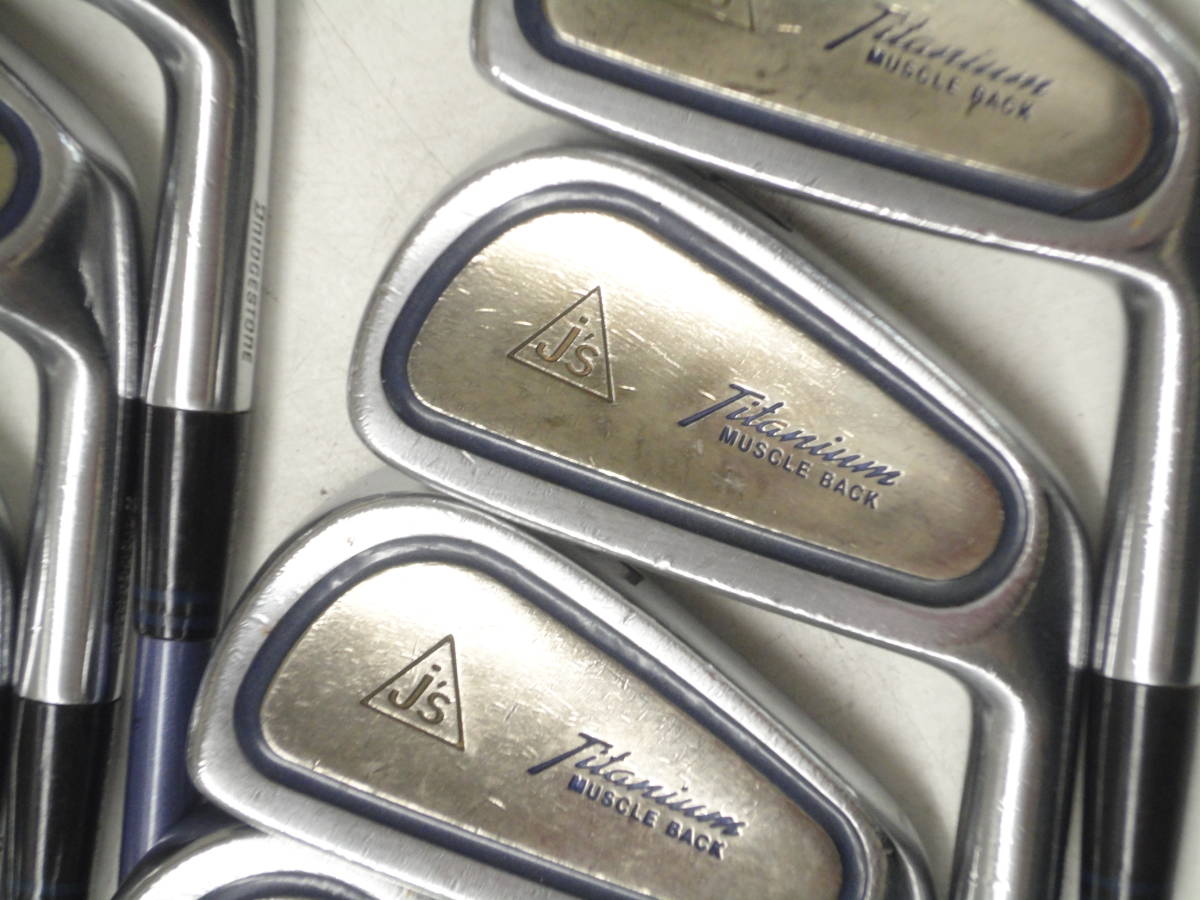 Titanium Bridgestone Muscle Js Back Irons 2-PW 0 Clubs Harmotec 