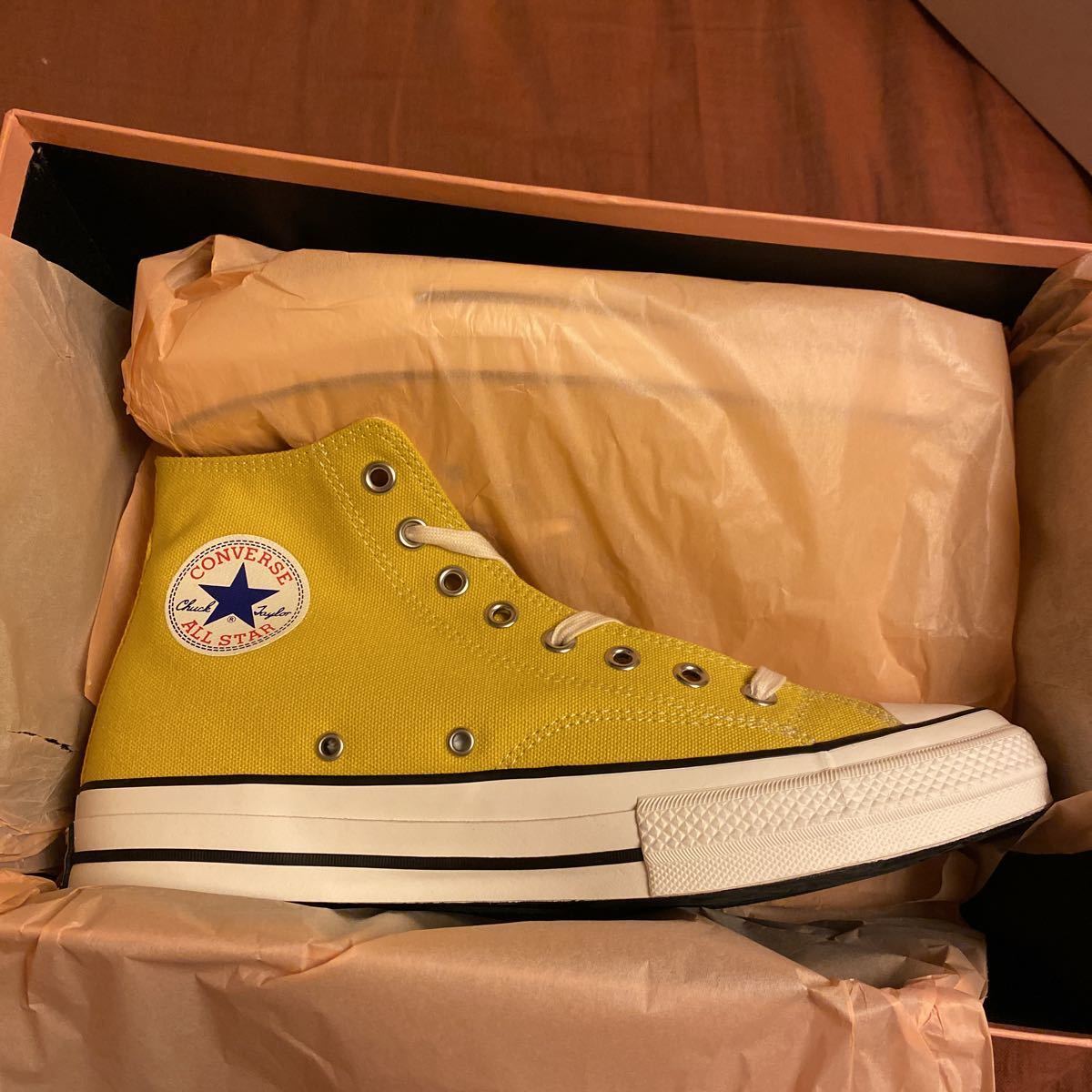 27cm US8.5 新品 コンバース Addict CHUCK TAYLOR HI マスタード 19aw 