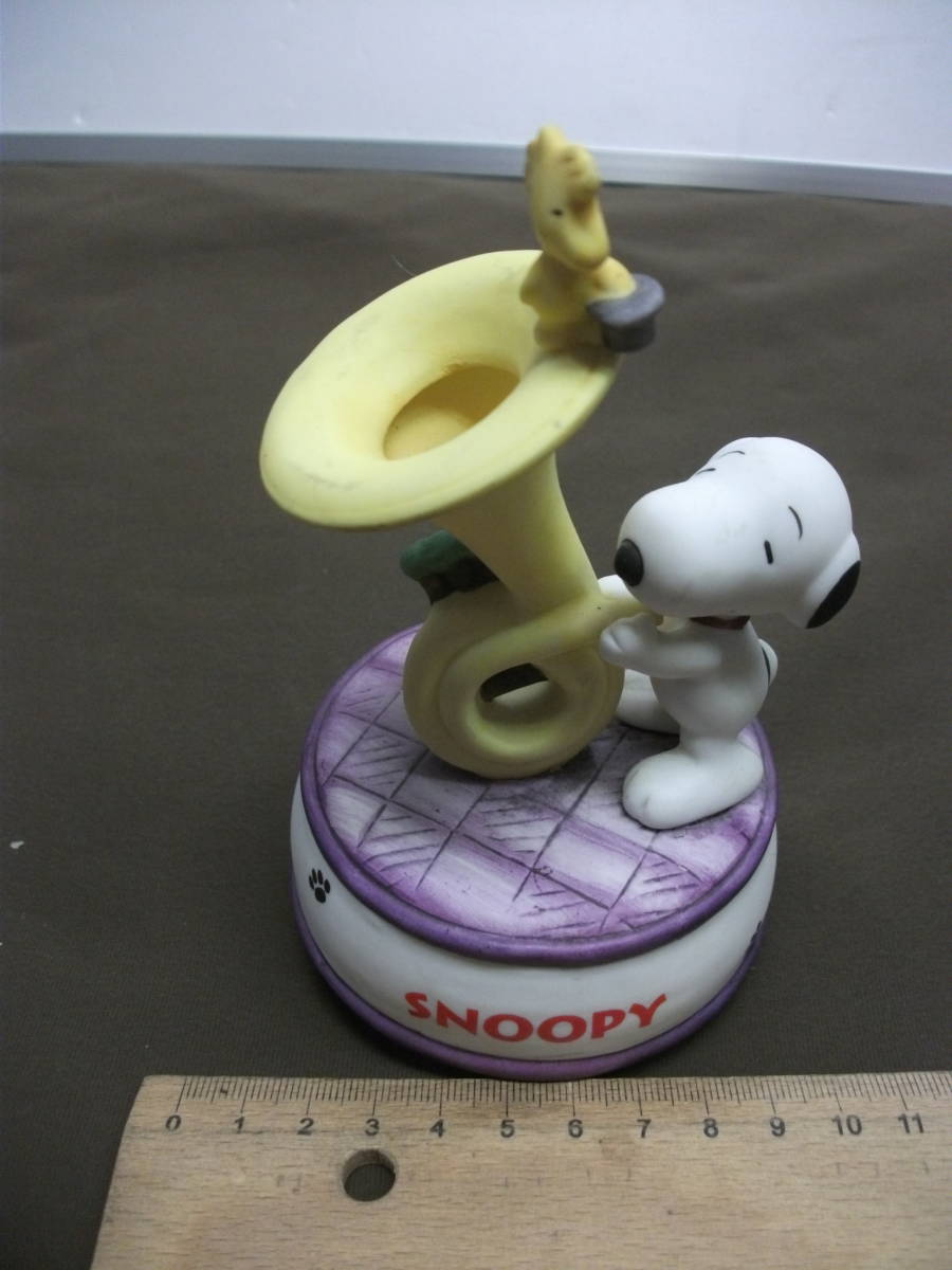 陶器製 セキグチ スヌーピー オルゴール SNOOPY Sekiguchi スヌーピー