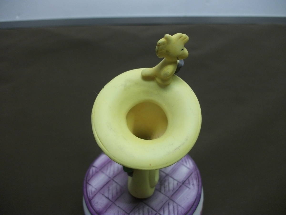 陶器製 セキグチ スヌーピー オルゴール SNOOPY Sekiguchi スヌーピー