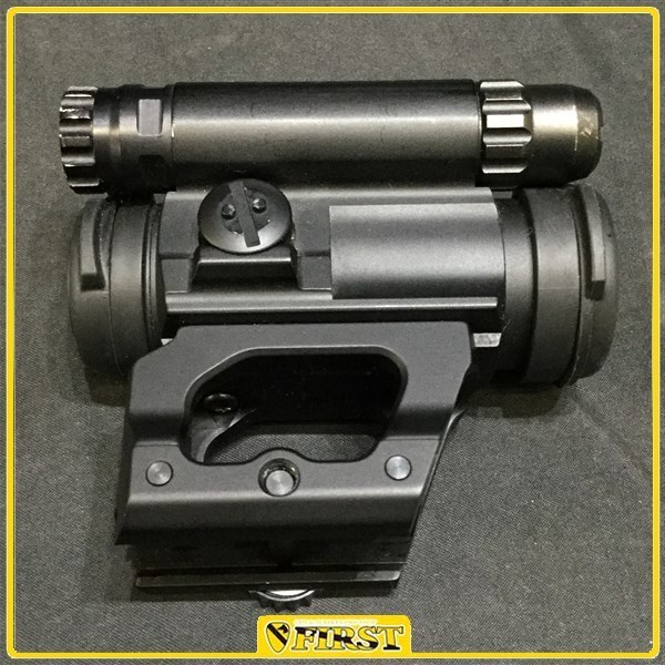 1348c】実物Aimpoint製 COMP M5 2MOA レッドドットサイト SCALARWORKSマウント装備 箱・説ナシ エイムポイント