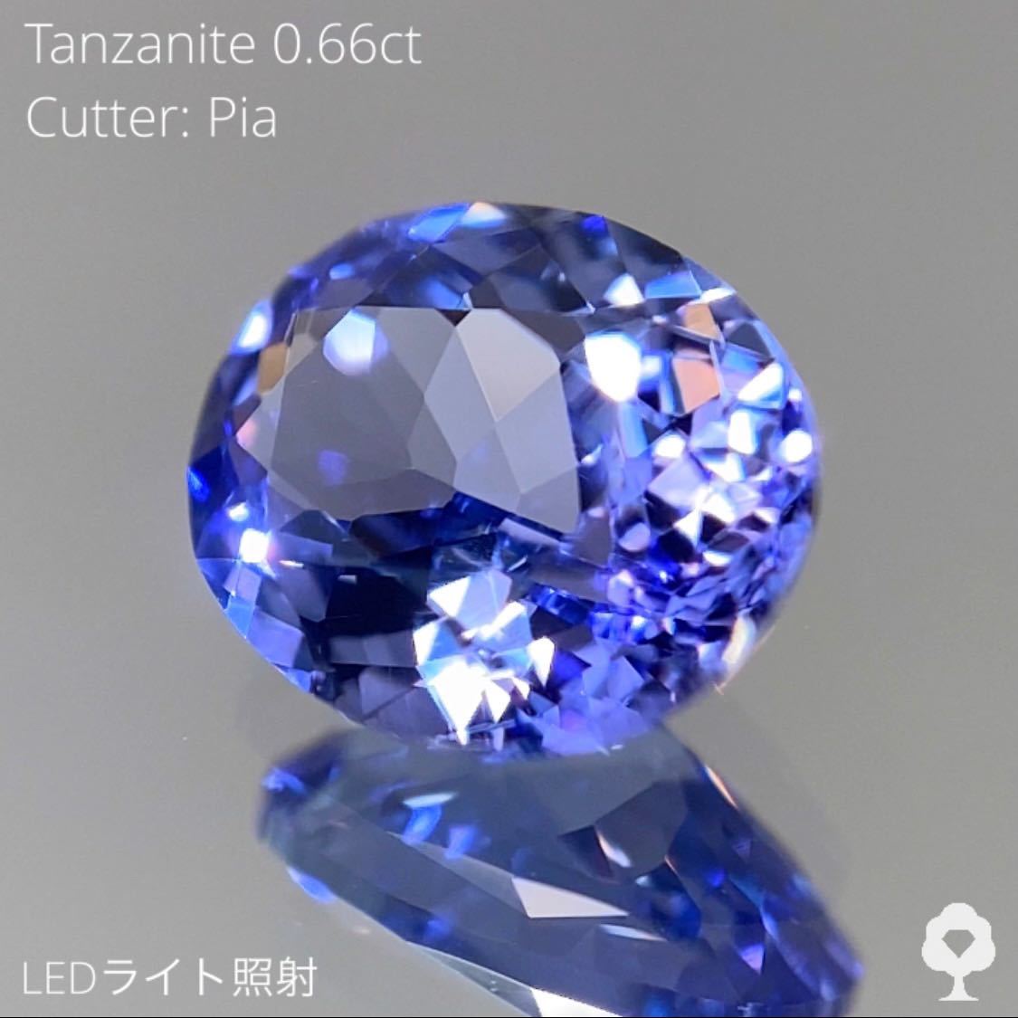 キレイじゃないけどメチャ可愛い💎宝石形タンザナイト6.56ct💎ピアッ