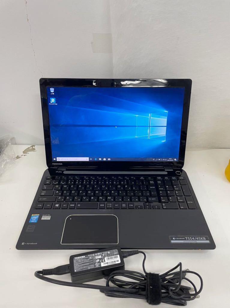 ML1610-4]1円～！[TOSHIBA]Dynabook T554/45KB/win10home 64ビット