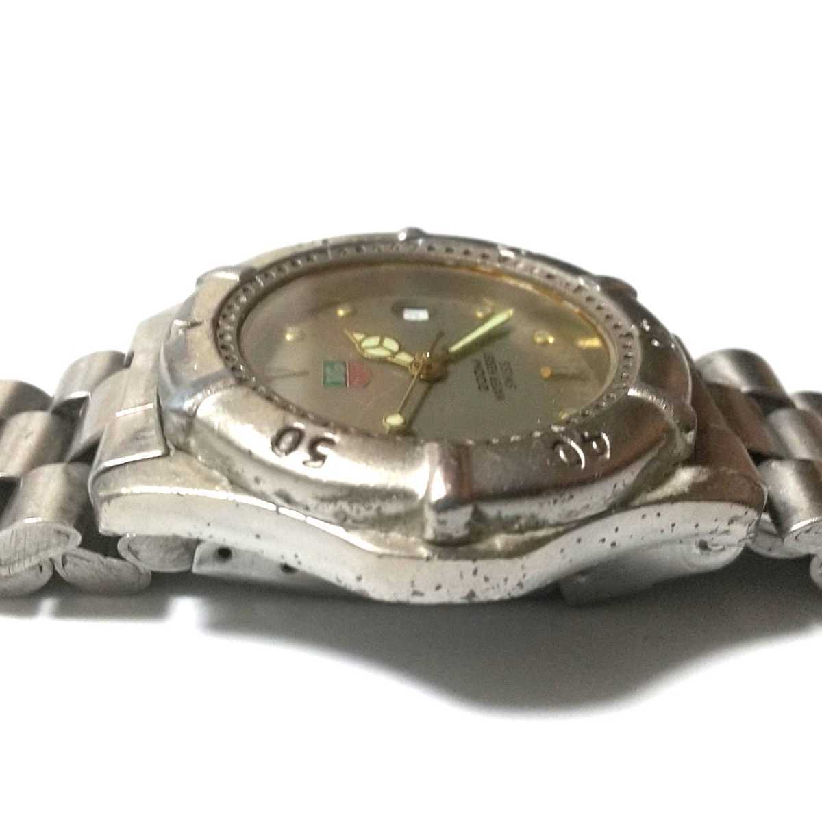 1円スタート□稼働品□TAGHEUER タグホイヤー プロフェッショナル 200M 