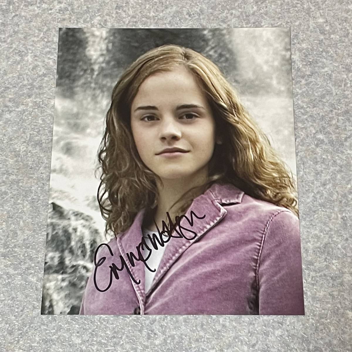 映画ハリポタ○ハリーポッター エマ・ワトソン 直筆サインフォトC