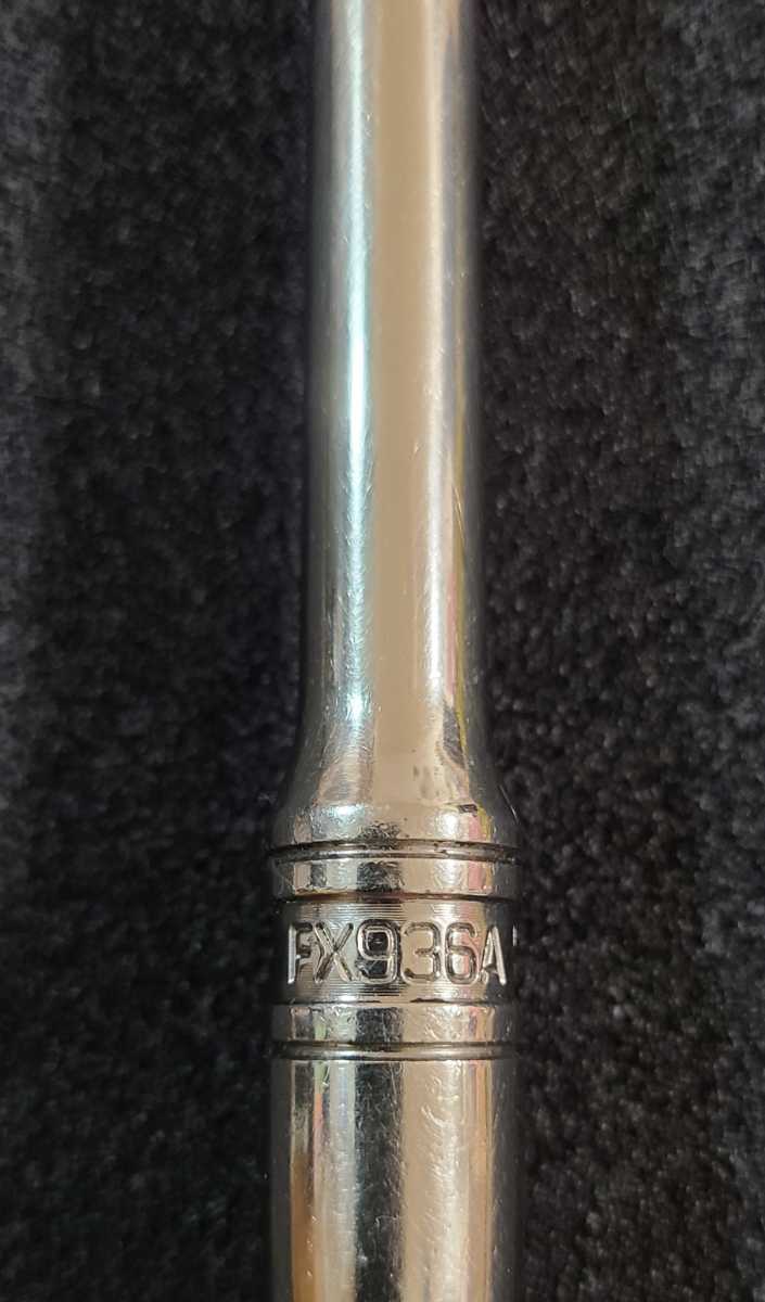 Snap-on スナップオン★FX936A FX80A★フレックスロックラチェット　首振り　ラチェットハンドル★3/8★ジャンク品　破損部分あり スナップオン 3&frasl;8ロック式フレックスラチェット FX936A SF80A ロングフレックスラチェット SHF80A