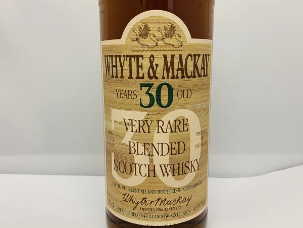 R720-I28-1112 WHYTE&MACKAY ホワイトマッカイ 30年 VERY RARE 