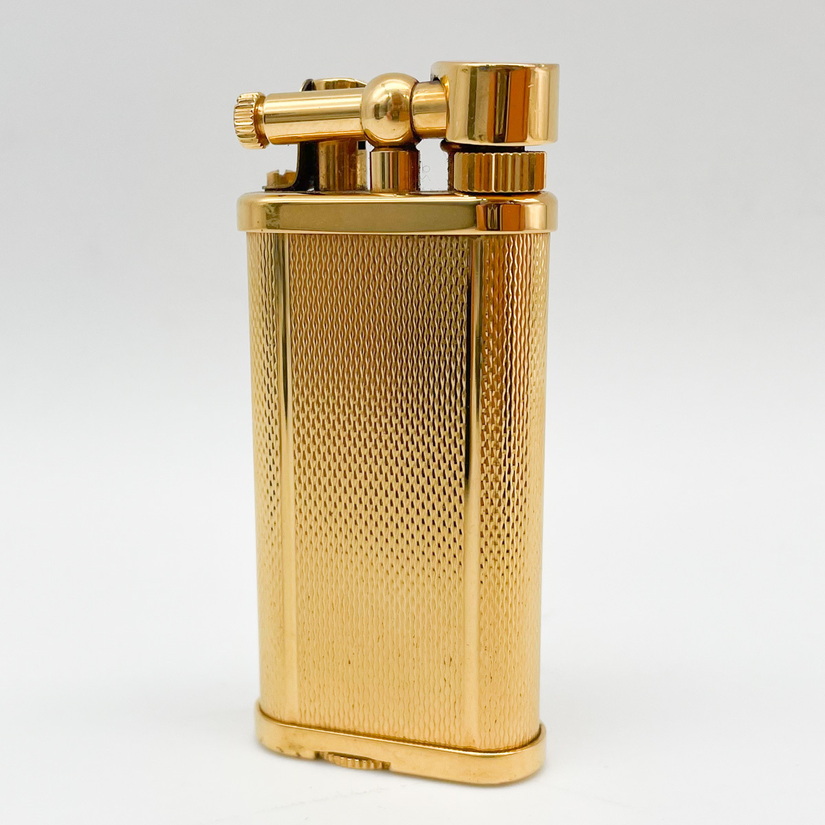 質イコー [ダンヒル] DUNHILL ガスライター ハンマー型 ゴールド 着火
