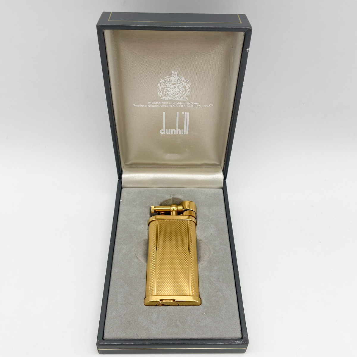 質イコー [ダンヒル] DUNHILL ガスライター ハンマー型 ゴールド 着火