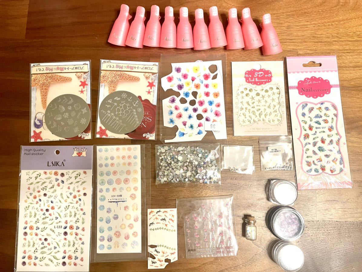 ジェルネイル セット ネイルシール ネイルスタンプ ラインストーン ネイルオフクリップ ソークオフクリップ 花火 ボタニカル フラワー その他 売買されたオークション情報 Yahooの商品情報をアーカイブ公開 オークファン Aucfan Com