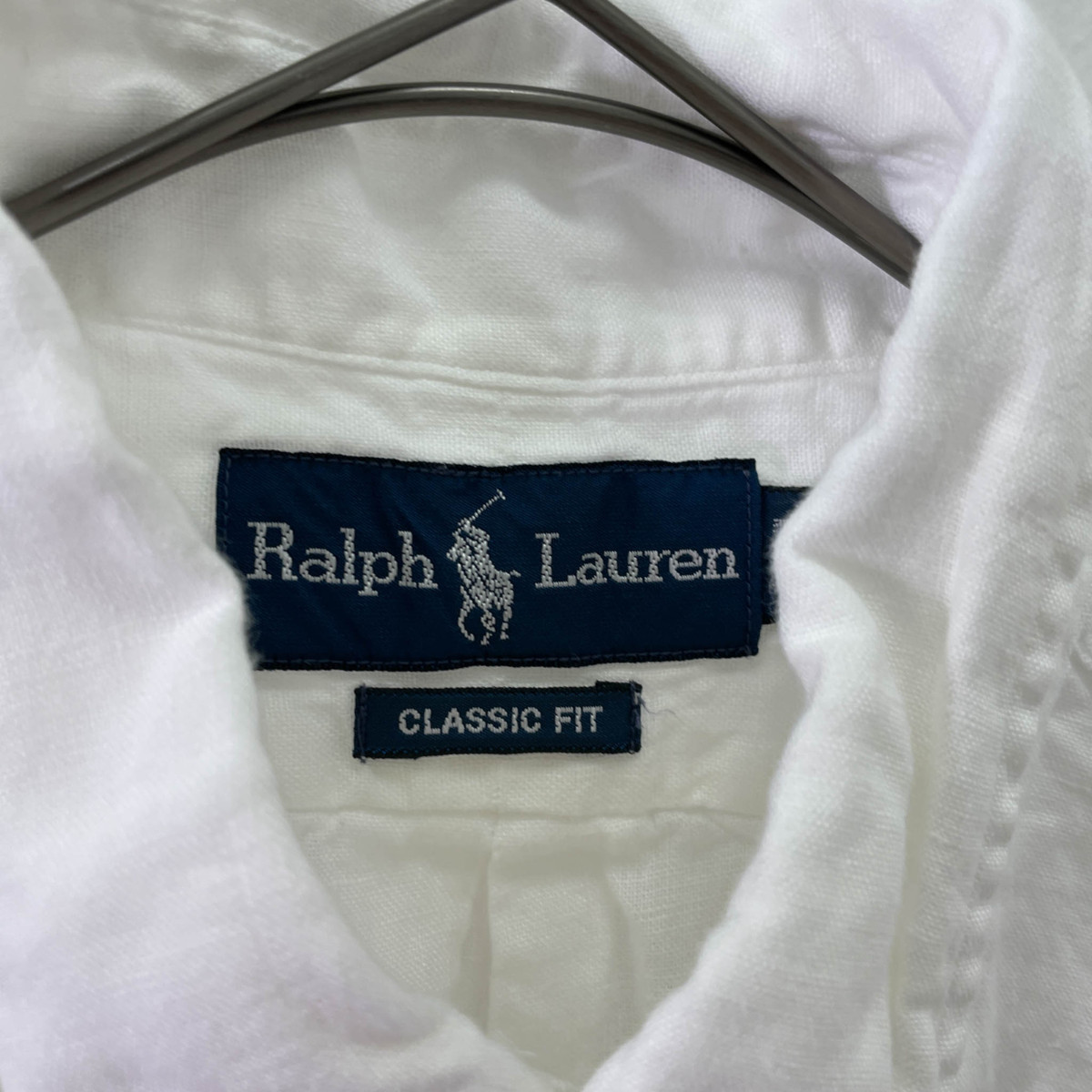 リネン100%◇RALPH LAUREN ポロ ラルフローレン BD 半袖シャツ ポニー 