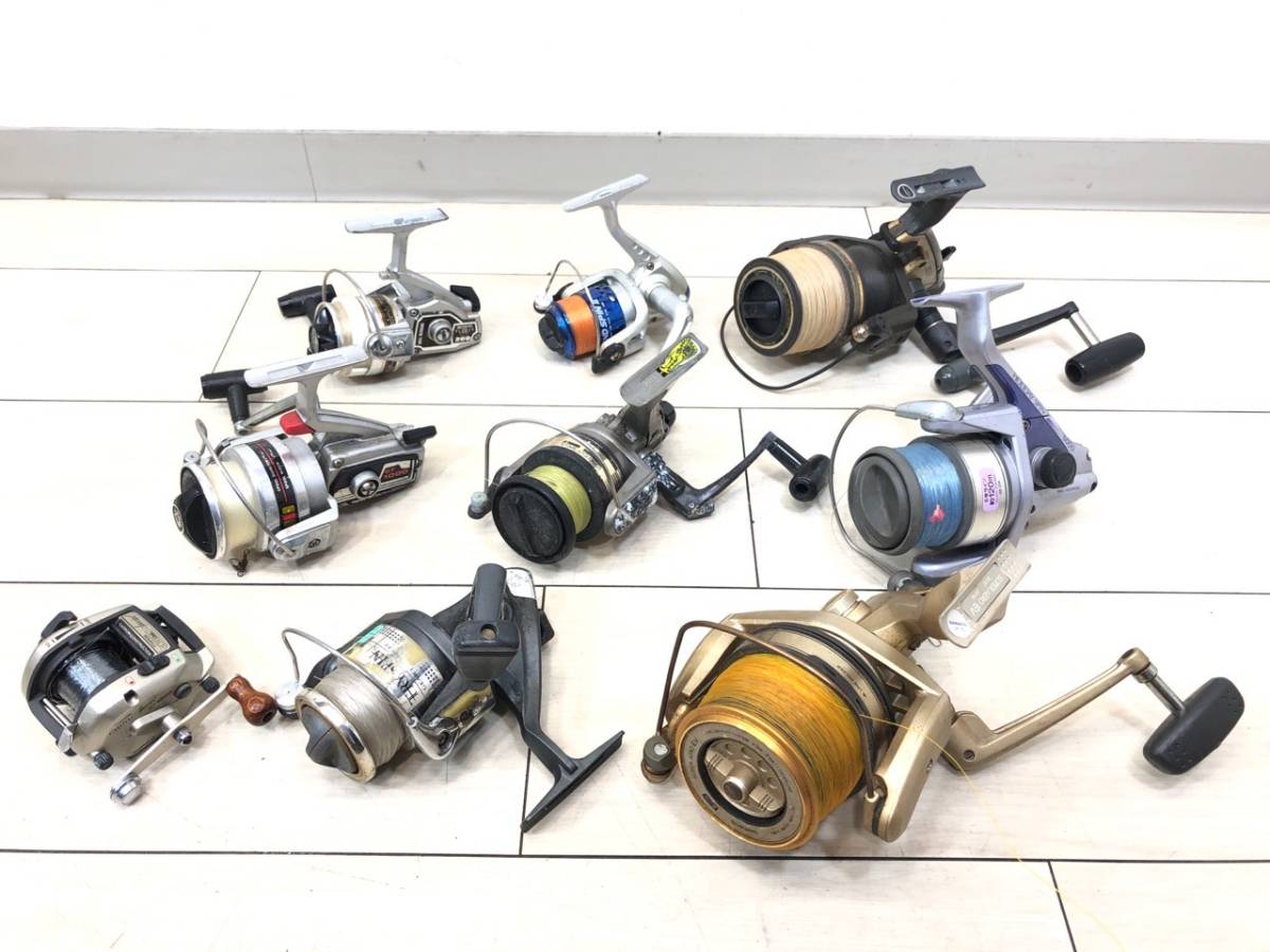 7/227 【ジャンク品】リール まとめて 9個 Daiwa SHIMANO OLYMPIC 等
