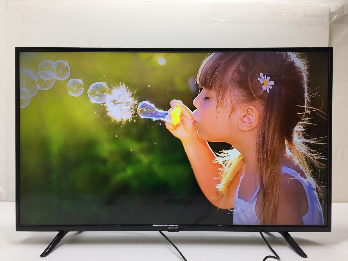 2020年製　美品　IRIS OHYAMA　アイリスオーヤマ　液晶テレビ　43UB10P　43インチ　4K　IPSパネル　外付けHDD対応　d7091S